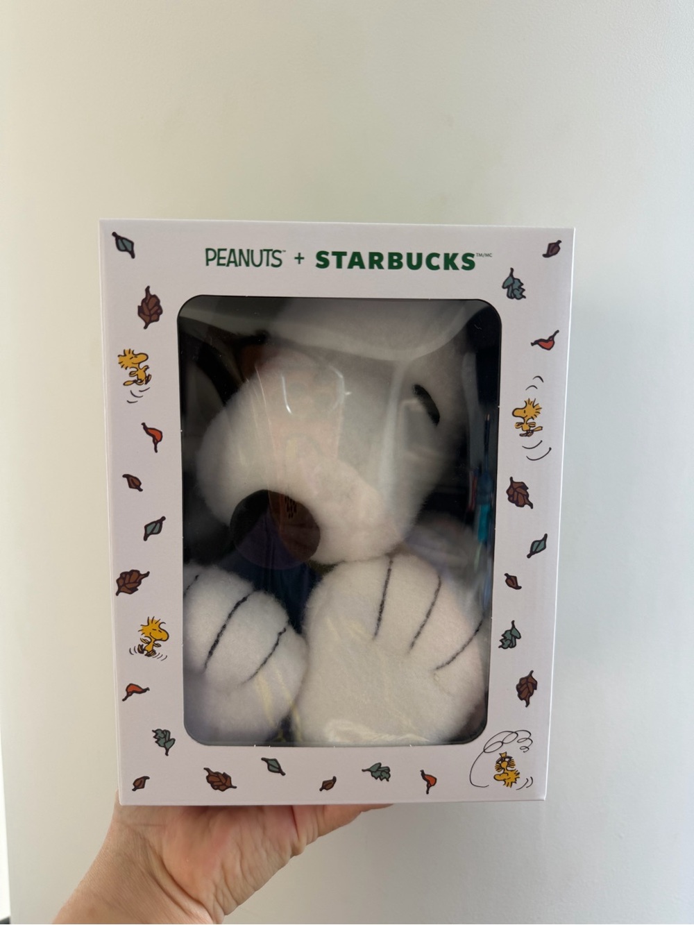 Peanuts x Starbucks White Snoopy Plush Toy